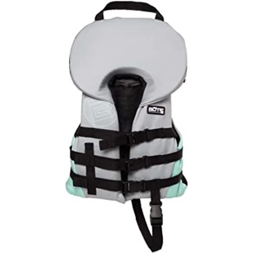 BOTE Universal Infant Child Youth Size Foam PFD Zipper and Buckle Closure Vest Life Jacket Styles Adjustable Fits USCG Approved Type II Life Vest, Multiple Sizing Options
