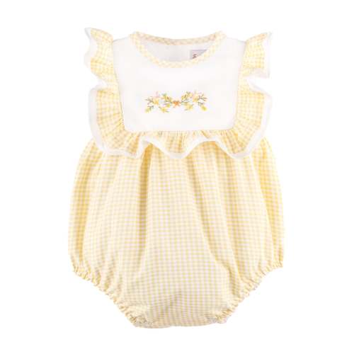 Sophie and Lucas Garden Club Ruffle Bubble Yellow