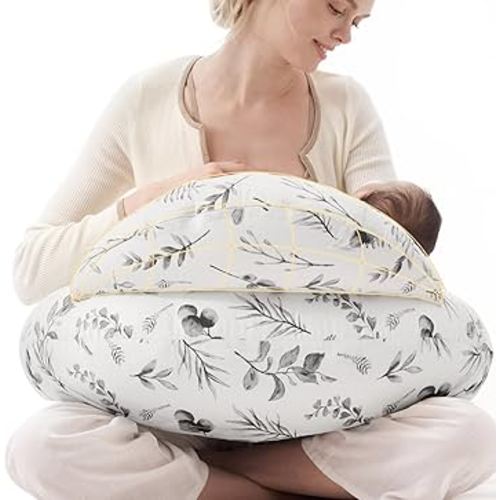 Momcozy - Safety Fence Nursing Pillow for Breastfeeding