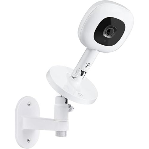 Adjustable Baby Monitor Wall Mount Compatible with Nanit Pro Smart Baby Monitor & Flex Stand, Baby Camera Wall Mount with Perfect View Angle and Easy to Install