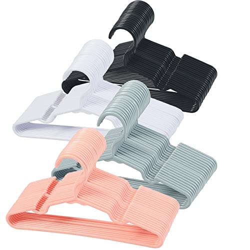 80 pcs Baby Nursery Closet Hangers,Non-Slip Laundry Infant Pant Hanger for Newborn Clothes Gift,Ultra-Thin Child Coat Hanger for Girl Boy Toddler Kid