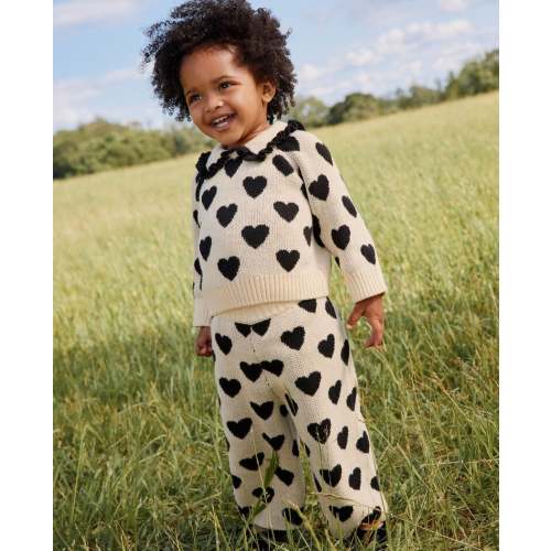 Baby Sweater & Wide Leg Pants Set | Hanna Andersson