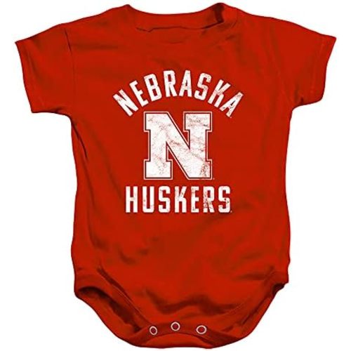 University of Nebraska Official Nu Cornhuskers Logo Unisex Infant Snap Suit for Baby