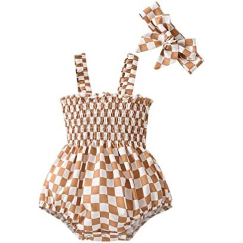 Baby Girls Summer Denim Romper Clothes Dress Newborn Onesie Sunsuit 3 6 9 12 18 Months One-Piece Jumpsuits Outfits