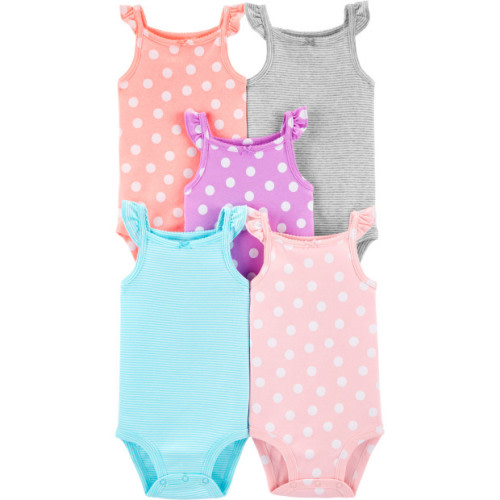 5-Pack Tank Bodysuits