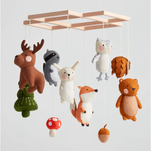 Woodland Animal Baby Nursery Mobile