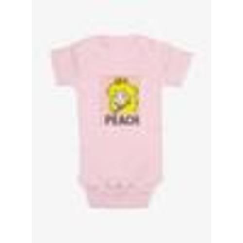 Nintendo Framed Princess Peach Infant Bodysuit - PINK | BoxLunch