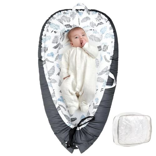 Baby Lounger-Newborn Lounger Cover Months 0-12 Months, Baby Breathable Lounger Cover & Soft Baby Nest Cover Sleeping Babies Essentials Gifts,Dock A Tot Portable Infant Lounger