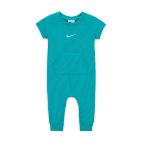Nike Essentials Baby (0-9M) Short Sleeve Waffle Knit Coverall