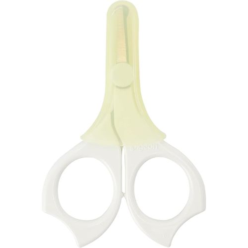 Pigeon Baby Nail Scissors with Rounded Tip, 3 Months (MADE IN JAPAN)