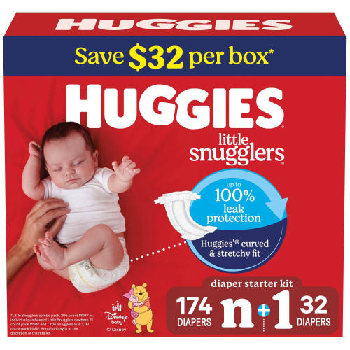 Huggies Little Snugglers Baby Diapers, Sizes Newborn-2 - Sam's Club