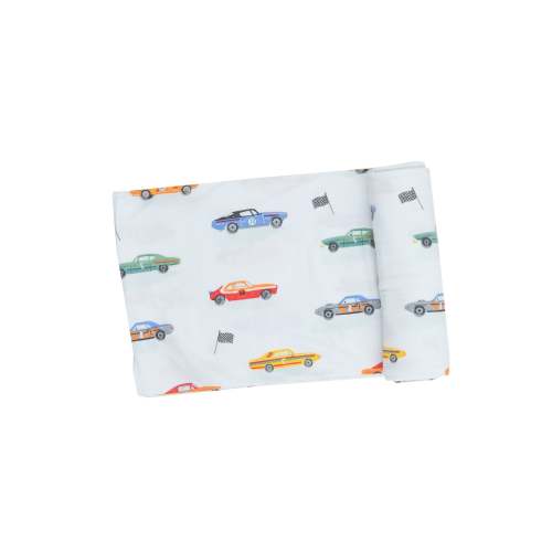 Muscle Cars Swaddle Blanket | Twinkle Twinkle Little One