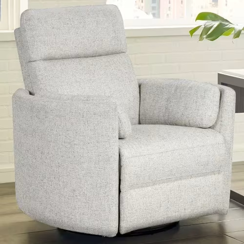 Simeon Collection Power Swivel Glider Recliner in Natural Beauty Quartz