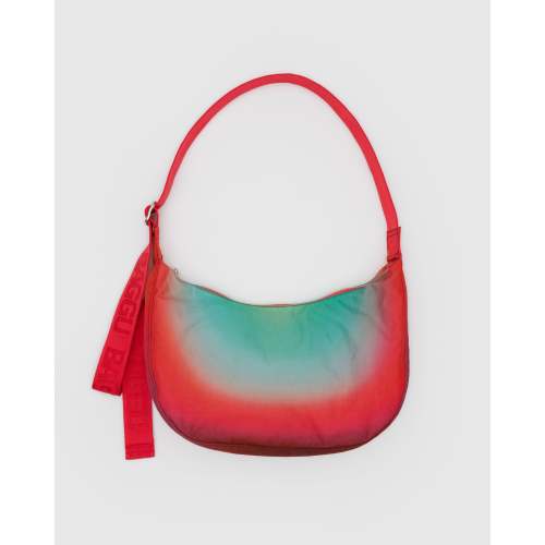 Medium Nylon Crescent Bag - Rain