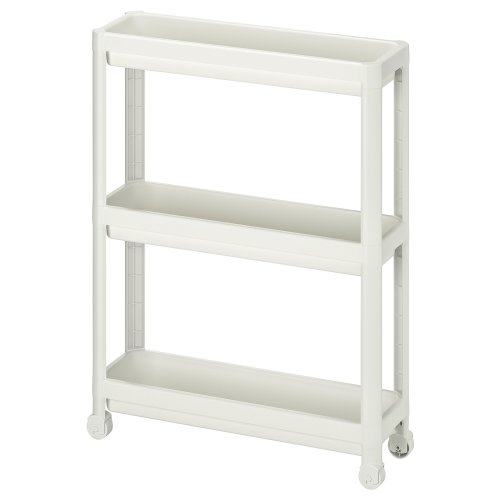 VESKEN Cart - white 21 1/4x7 1/8x28 "
