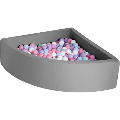 TRENDBOX Ball Pit for Toddlers - Memory Foam, Fan-Shape, NOT Included: Balls