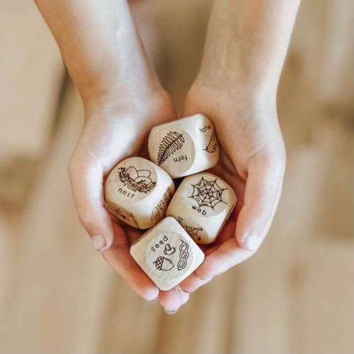 Nature Scavenger Hunt Dice Game / Kids Forest Scavenger Hunt / Outdoor Game For Kids / Homeschool Preschool Kindergarten Montessori Reggio