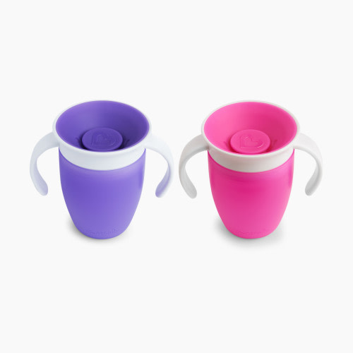 Munchkin Miracle 360 Trainer Cup - Pink/Purple, 2
