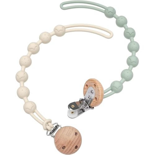 2pcs Pacifier Clip, Pacifier Holders Silicone One Piece Design Smoother Clips Great Baby Gifts for Newborn with Gift Package Great Baby Gifts : Amazon.com.au: Baby