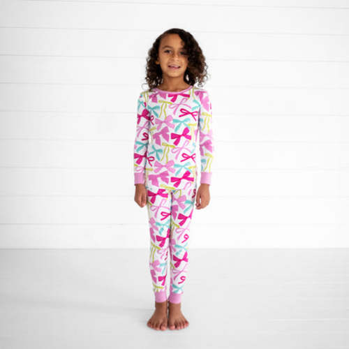 Ribbons & Bows Two-Piece Pajama Set