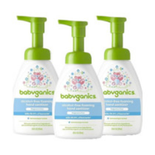 Babyganics Alcohol-Free Foaming Hand Sanitizer, Fragrance Free