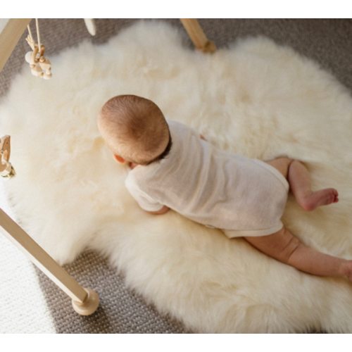 Ecowool Sheepskin Baby Rug - Long Wool