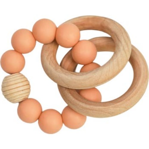 Silicone Beaded Teether Bangles for Babies
