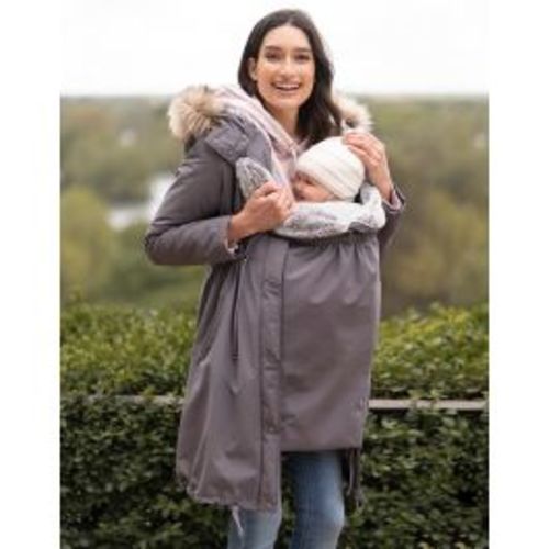 Slate 3 in 1 Winter Maternity Parka | Seraphine