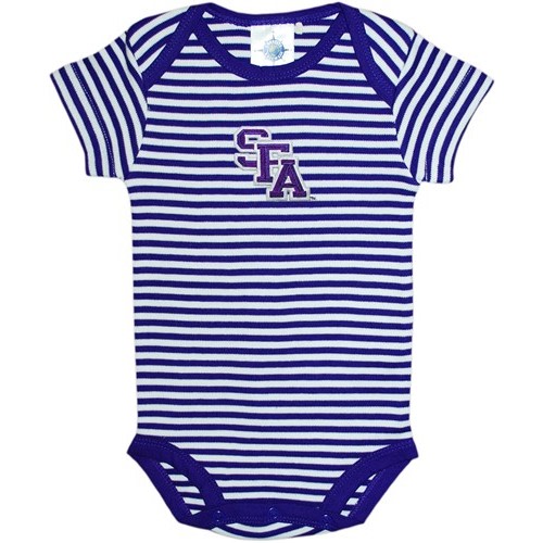 Stephen F Austin Lumberjacks Newborn Infant Striped Bodysuit