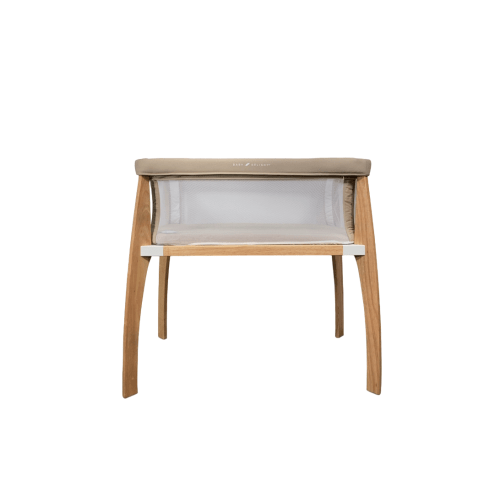Baby Delight Heirloom Willow Organic Wooden Bassinet, Organic Oat