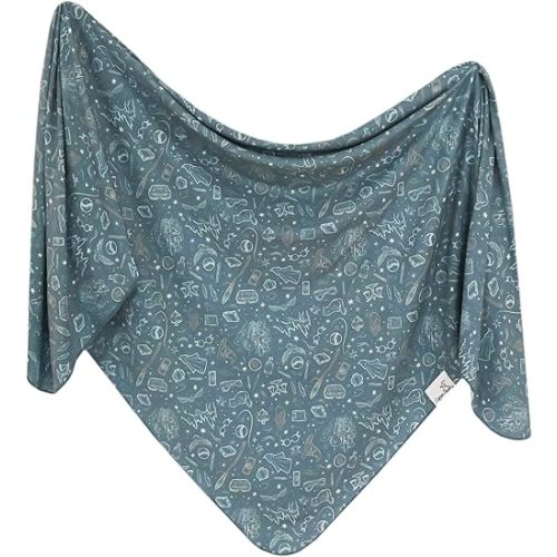 Copper Pearl Baby Swaddle Blanket - Premium Knit Baby Blanket, Large Soft Stretchy Receiving Blankets for Baby Boy and Girl, Swaddles for Newborn, Infant, and Toddler (Hogwarts™)