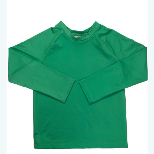 Rash Guard Long Sleeve in Parakeet Green- FINAL SALE – Smockingbird