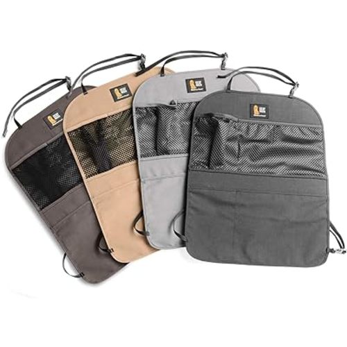 WeatherTech Seat Back Protector - Universal Kick Mat and Organizer for The Back of Your Seat - Charcoal