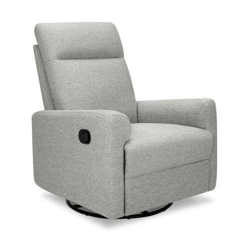 Erin Press-Back Recliner and Swivel Glider - Frost Gray