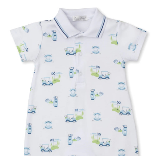 Kissy Golf Club Blue Short Playsuit