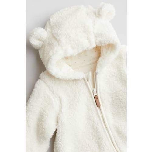 Faux Shearling Overall