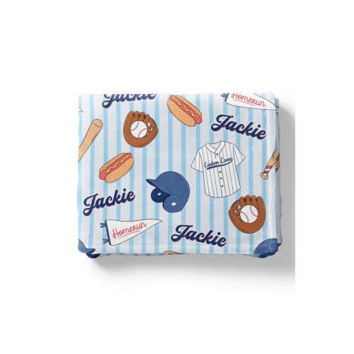 Ballpark Bros Personalized Kids Blanket