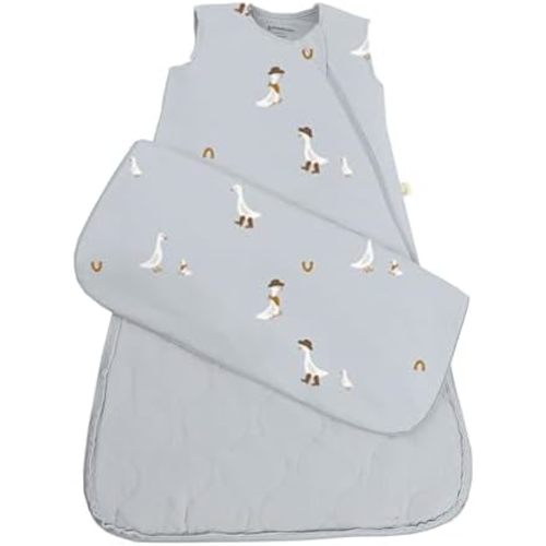 GUNAMUNA günamüna Unisex Baby, Toddler Wearable Blanket, Sleeping Bag Bamboo Rayon, Sleep Sack with Diaper Zipper, 2.6 TOG