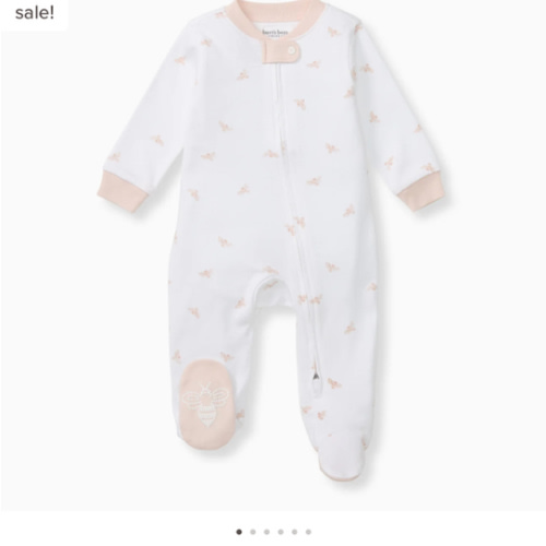 Golden Bee Organic Cotton Sleep & Play - Ranunculus – Burt's Bees Baby