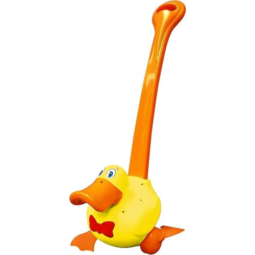 Baby to Toddler Push Toy with Quacking Sounds and Waddling Action, Walking Toy for 1-3 Year Olds, Great for 1 Year Old Learning to Walk - Yellow