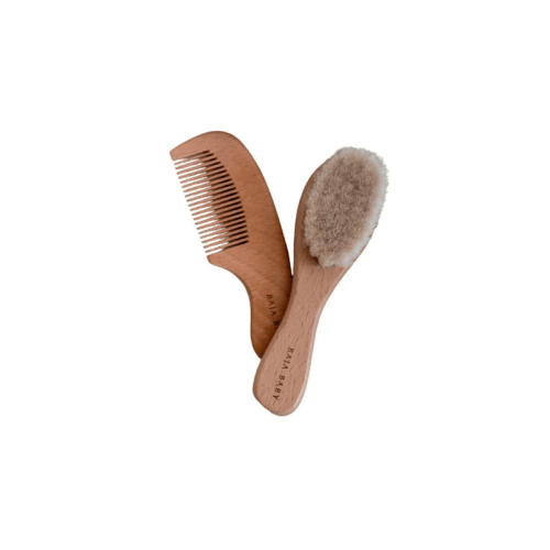 Baja Baby Wooden Brush & Comb Set