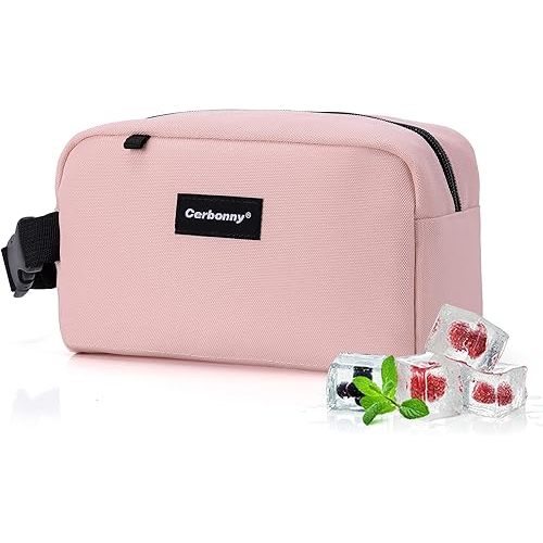Small Cooler Bag Freezable Lunch Bag for Work School Travel,Small Lunch Bag,Small Insulated Bag For Kids/Adults,Freezer Lunch Bags,Freezable Snack Bag,Mini Lunch Bag Fit For Yogurt,Suit for 3+.