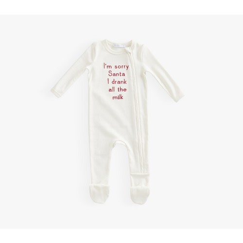 Sorry Santa I Drank All the Milk Organic Cotton Baby Pajama