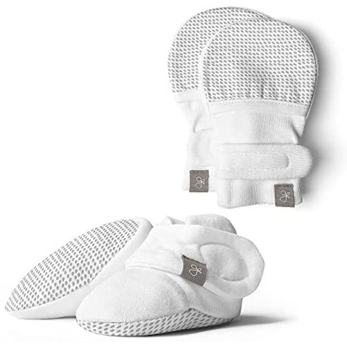 Goumikids Bamboo Organic Cotton Stay-On Mitts + Boots - Amazon only