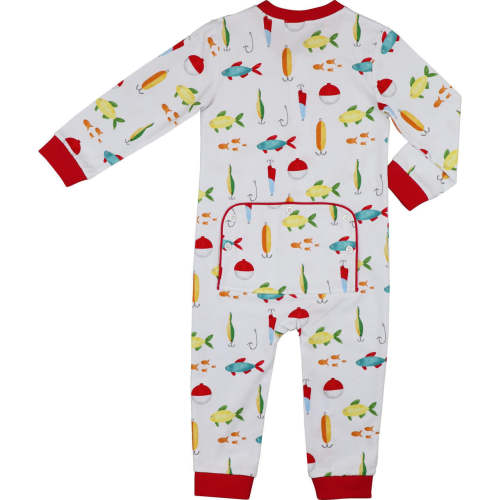 Red Fishing Lure Knit Zipper Pajamas – Cecil & Lou