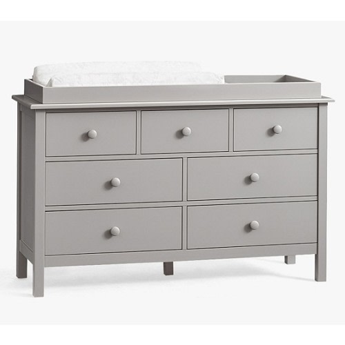 Kendall Extra Wide Nursery Changing Table Dresser & Topper | Pottery Barn Kids