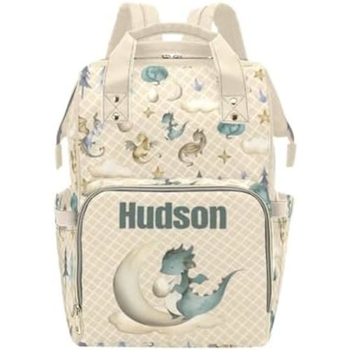 Custom Diaper Bag for baby Customized Dragons Baby Bag Personalized Nursing Bags with Name Custom Name Mommy Daypack Bag Tote Bag Gifts