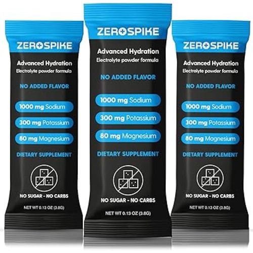 No Sugar Electrolytes Powder Packets | Keto & Fasting Salts Drink Mix | Supplements: The Key Hydration Nutrients Missing from Purified Water | Clean, Unflavored, Calorie Free | 30 Sticks