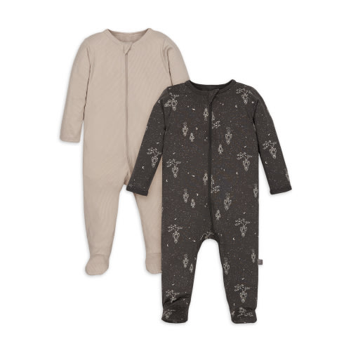 Modern Moments by Gerber Baby Unisex Super Soft Sleep 'N Plays, 2-Pack, Sizes Newborn - 6/9 Months