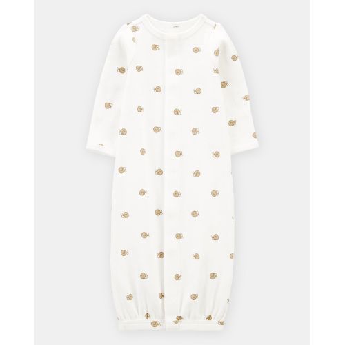 Baby Preemie Snail Cotton Sleeper Gown | Carter's